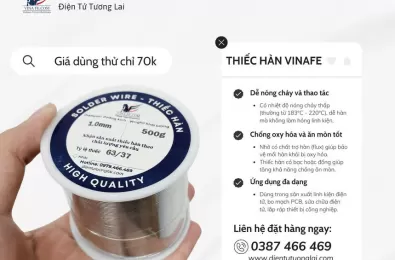 Top 5 Loại Thiếc Hàn Chất Lượng Được Kỹ Sư Điện Tử Tin Dùng